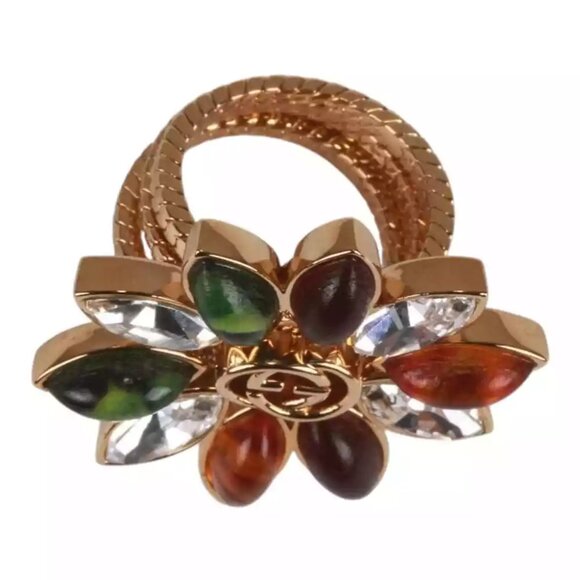 Authentic Gucci Interlocking G Flower Ring - Picture 6 of 10